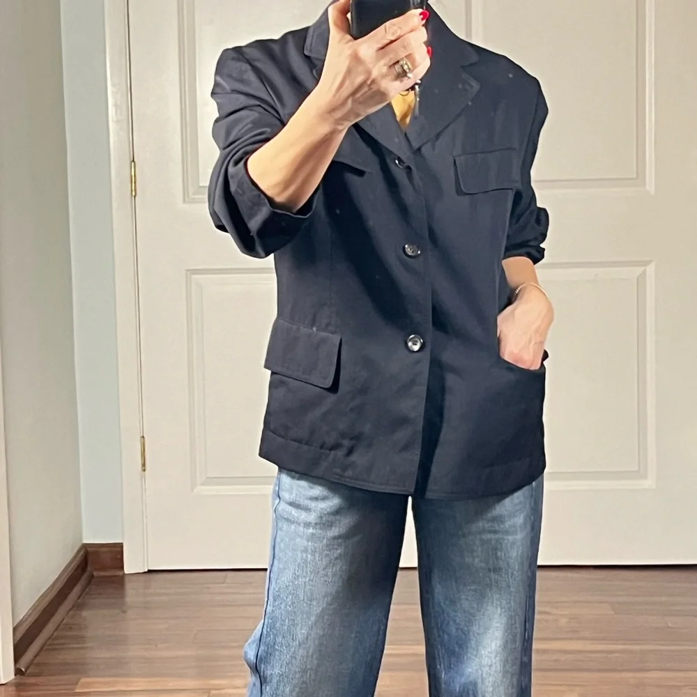 Comme des Garcons Tricot 100% wool 4 front pockets jacket blazer